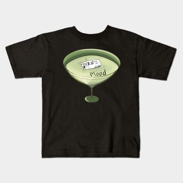 Swimming in martini Kids T-Shirt by Izzzzman